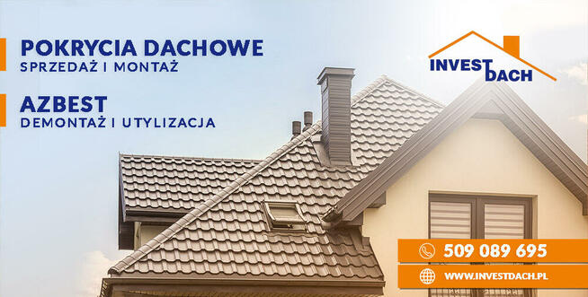 DEMONTAŻ I UTYLIZACJA AZBESTU - WYKONAWSTWO POKRYĆ DACHOWYCH