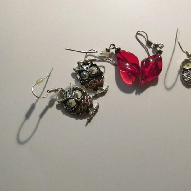 Kolczyki - trzy pary