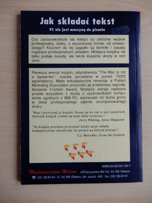 Robin Williams. Jak składać tekst