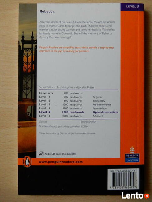 Penguin Readers. Daphne du Maurier. Rebecca