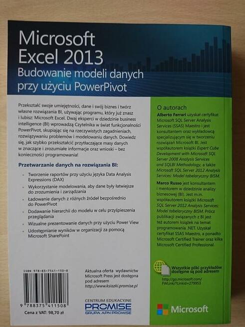 Excel 2013. Budowanie modeli danych przy użyciu PowerPivot