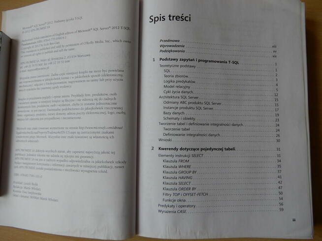 Ben-Gan. Microsoft SQL Server 2012. Podstawy języka T-SQL