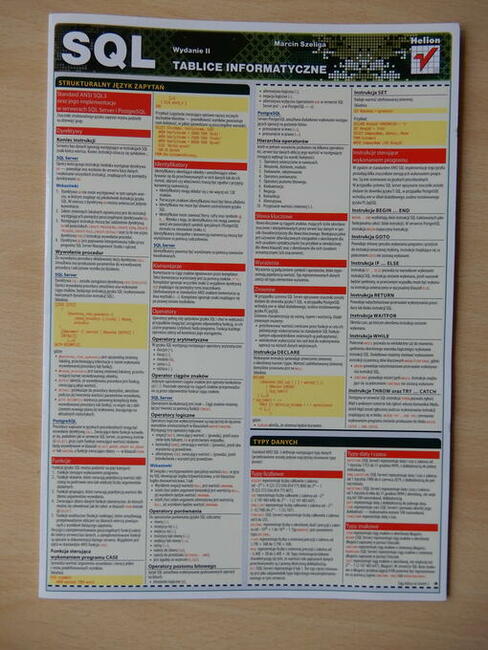 SQL. Tablice informatyczne
