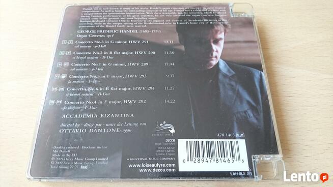 Handel. Organ Concertos, op. 4