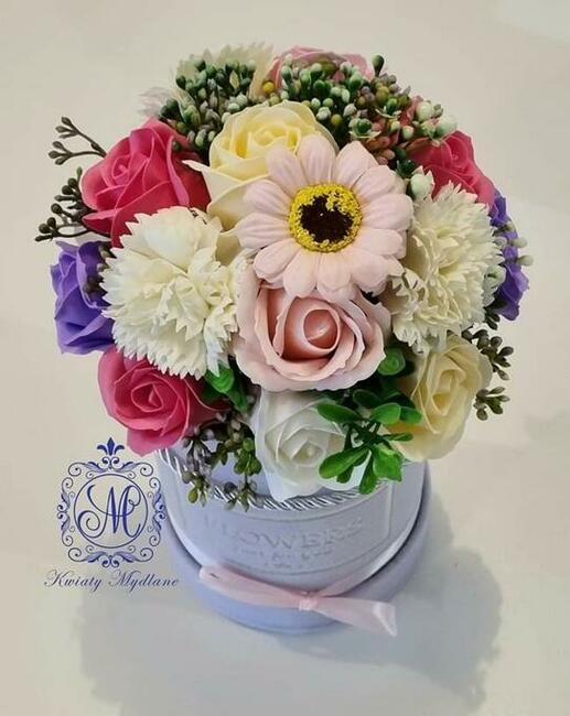 Kwiaty Mydlane na prezent