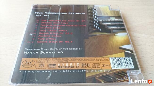 Felix Mendelssohn. Gesamtwerk für Orgel. Martin Schmeding