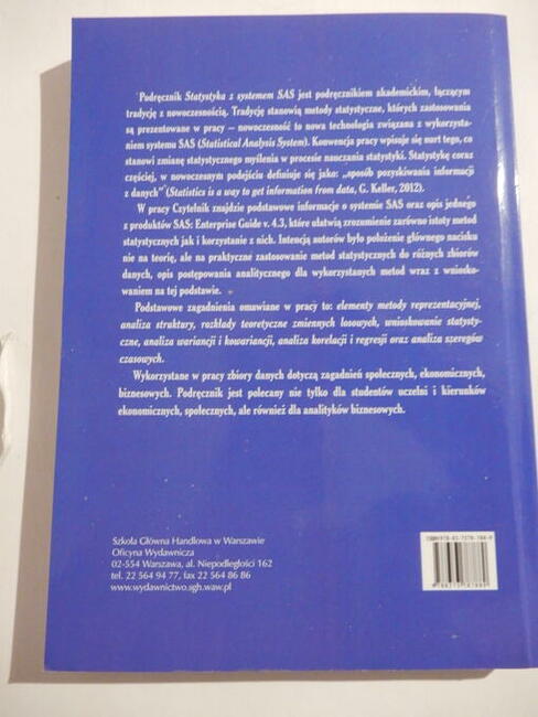 Statystyka od podstaw z systemem SAS
