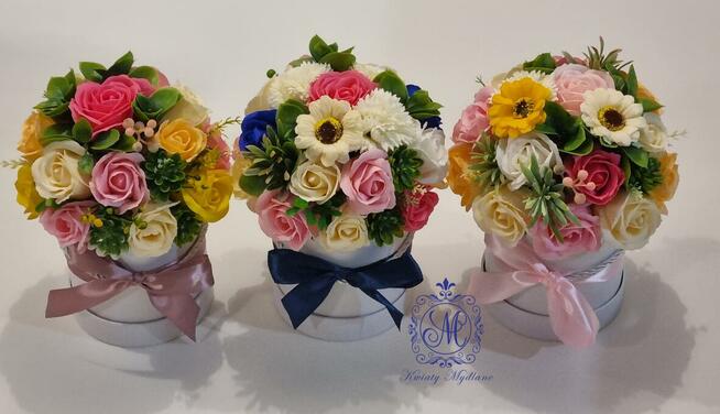 Kwiaty Mydlane na prezent