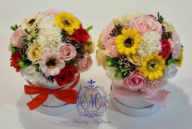 Kwiaty Mydlane na prezent