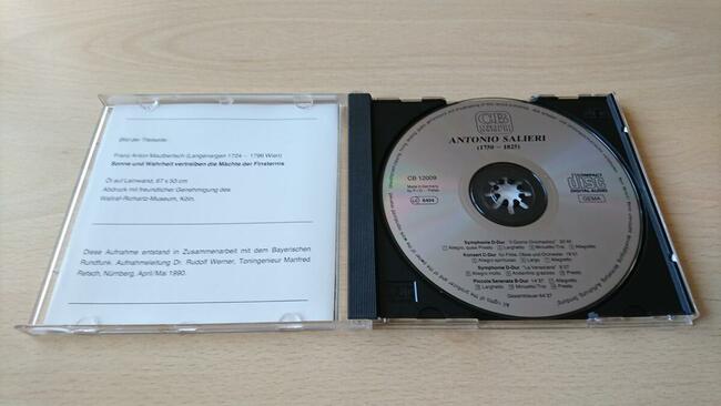 Antonio Salieri. Zwei Symphonien in D. Konzert für flöte und