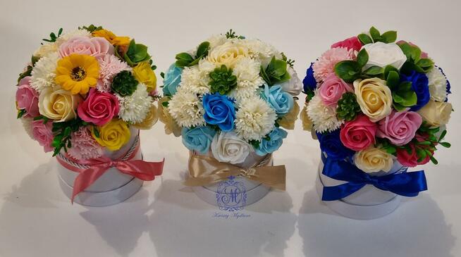 Kwiaty Mydlane na prezent