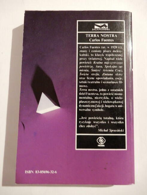 Carlos Fuentes. Terra Nostra