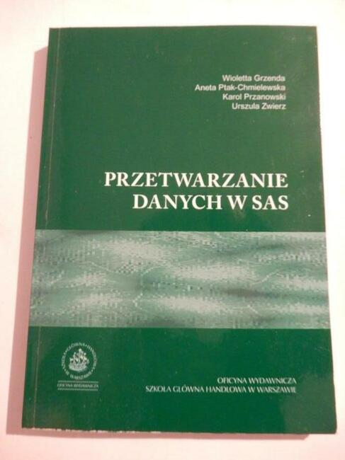 Przetwarzanie danych w SAS