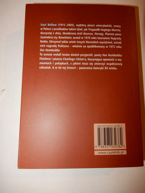 Saul Bellow. Dar Humboldta