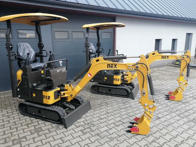 Minikoparka Nex N12 joystick 1200kg, Yanmar 3TNV70