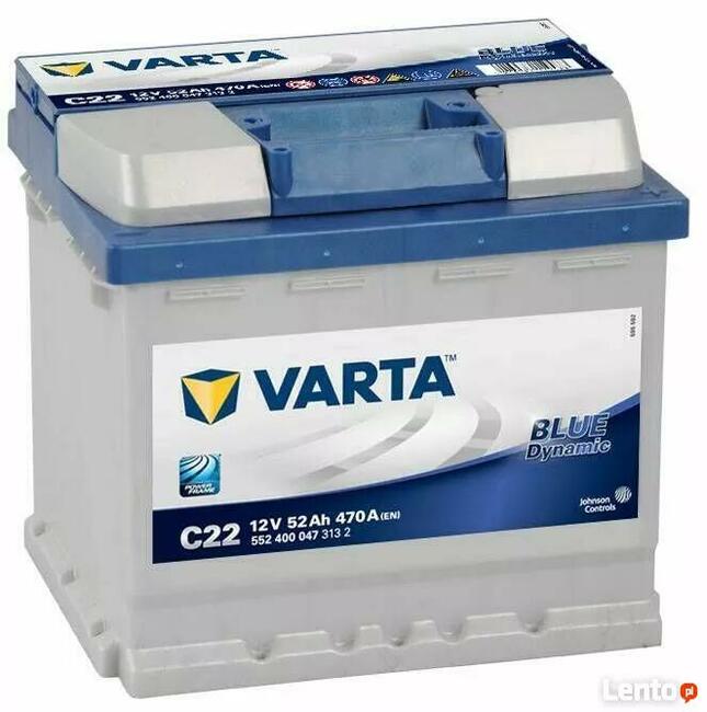 Akumulator 52Ah 470A EN VARTA Blue Dynamic C22 - DOWÓZ