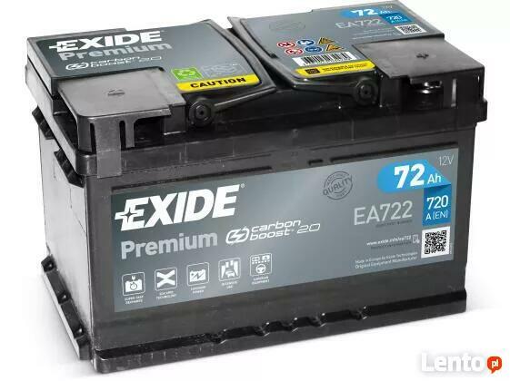 Akumulator 72Ah 720A Exide Premium, DARMOWY DOWÓZ!