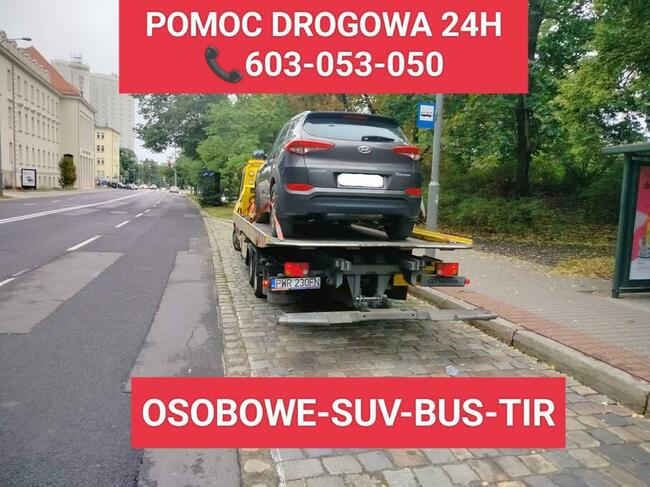 POMOC DROGOWA-AUTO POMOC WRZEŚNIA OSOBOWE-CIĘŻAROWE 24H