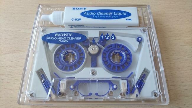 Zestaw do czyszczenia głowic magnetofonowych Sony C-1KW