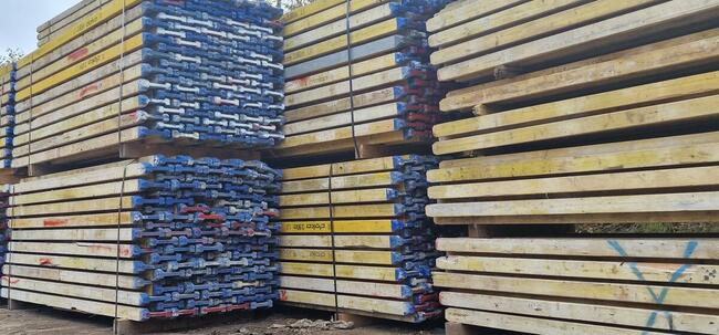 Szalunki Dźwigar Blaty DOKA Stemple Sklejka Słupki BHP Słupy