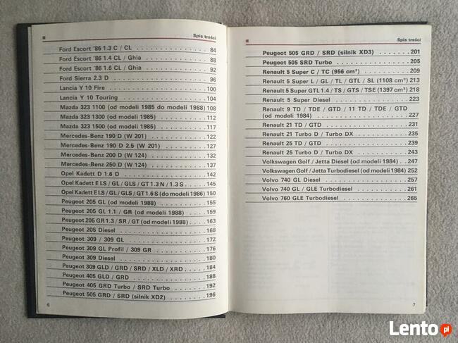 cz.4 Opisy techniczne i dane regulacyjne samochody osoboweK.