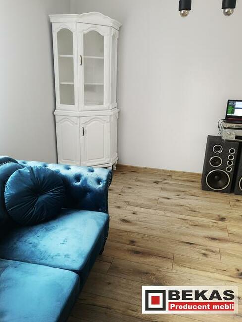 Witryna Narożna LUDWIK Biały Dąb Prowansalski BEKAS Meble