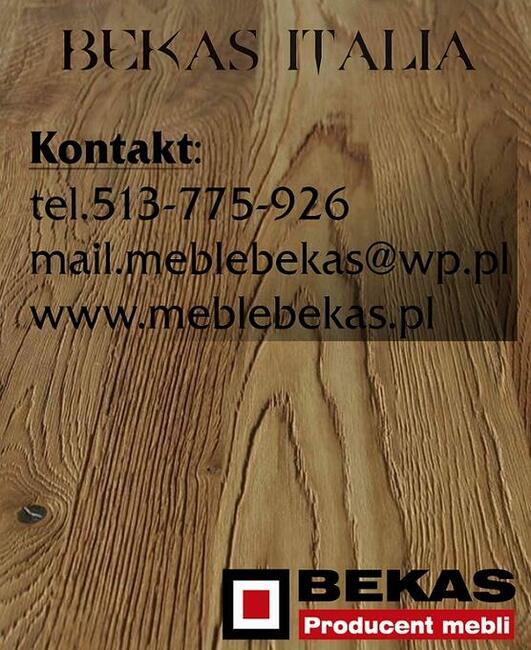 Biała Komoda 140` Wysoka (2D 2R 2S) Dąb Prowansalski BEKAS