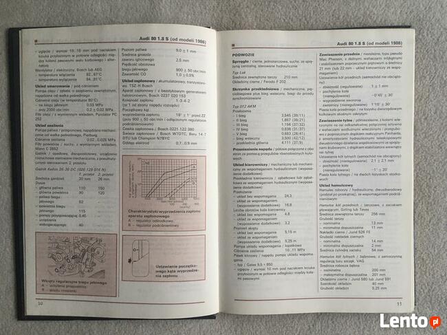 cz.4 Opisy techniczne i dane regulacyjne samochody osoboweK.