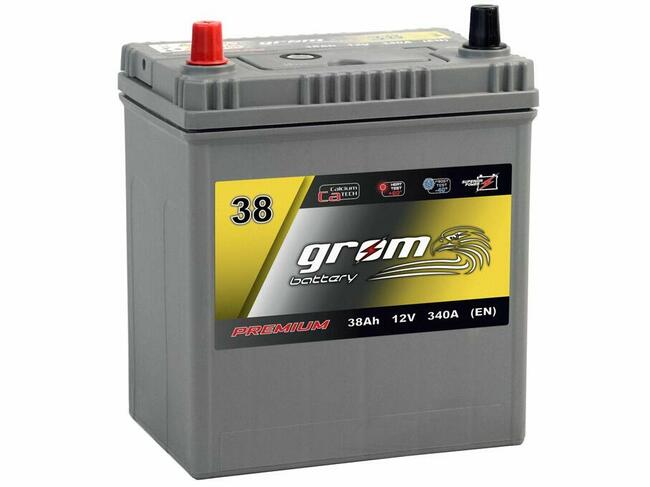 Akumulator GROM Premium 38Ah 340A Japan P+