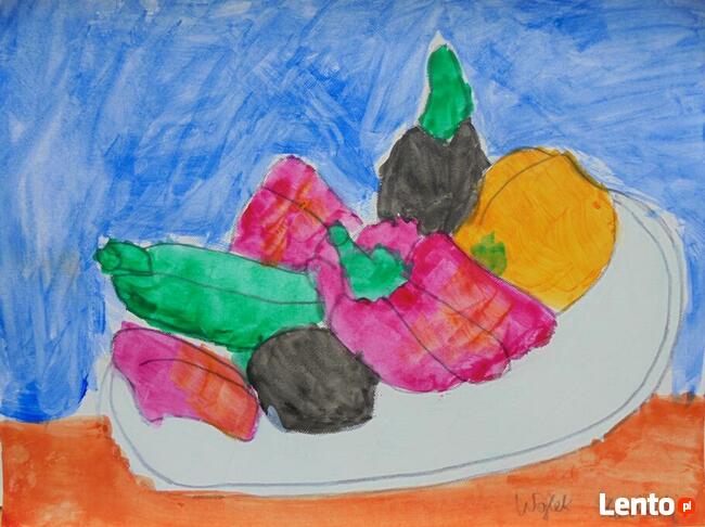 Pies na dywanie akryl, aut. Wojciech Stawiarski od FUNDACJI