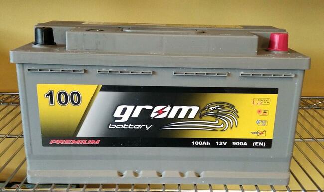 Akumulator GROM Premium 100Ah 900A