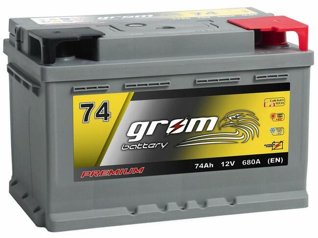 Akumulator GROM Premium 74Ah 720A