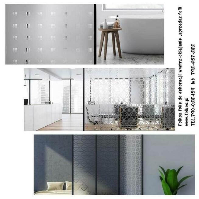 Folie matowe mleczne, mrożone, szron-Oklejamy folią okna Wwa