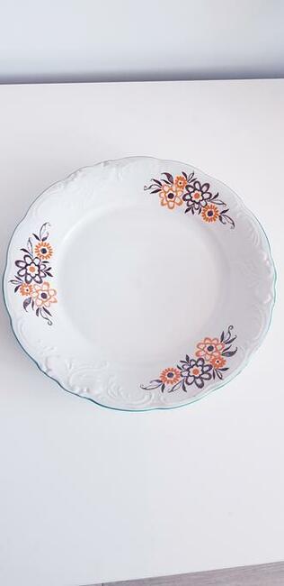 Stary porcelanowy talerz, półmisek