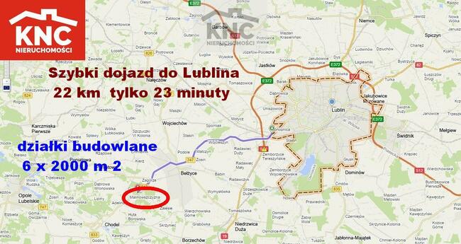 Działka budowlana Malinowszczyzna gm. Bełżyce