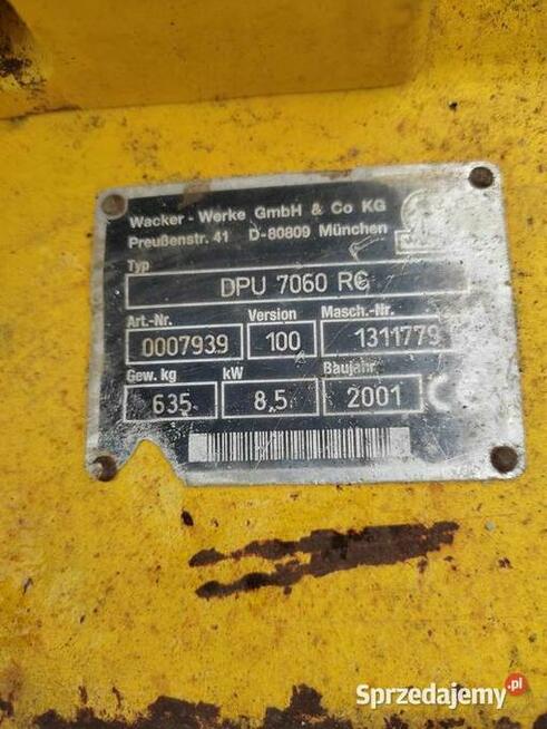 Zagęszczarka Wacker DPU 7060