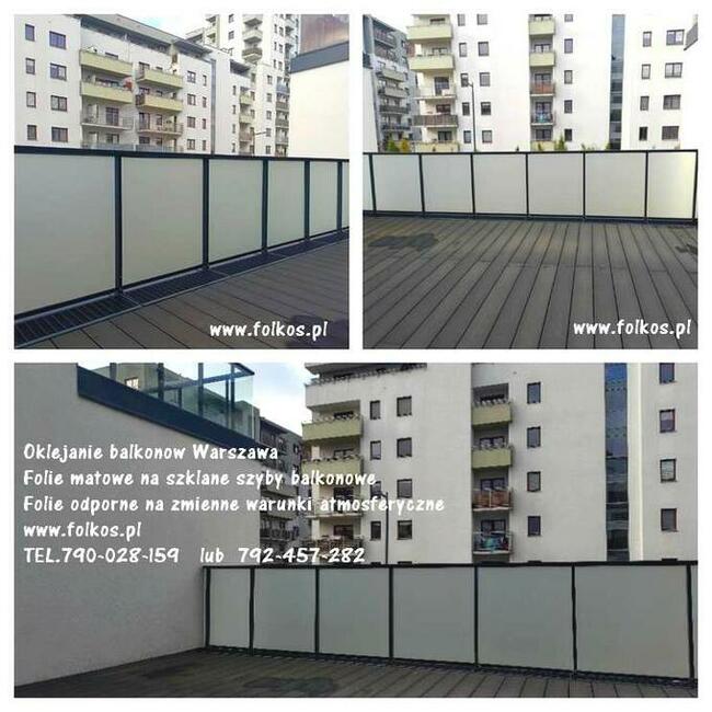 Folie matowe mleczne, mrożone, szron-Oklejamy folią okna Wwa