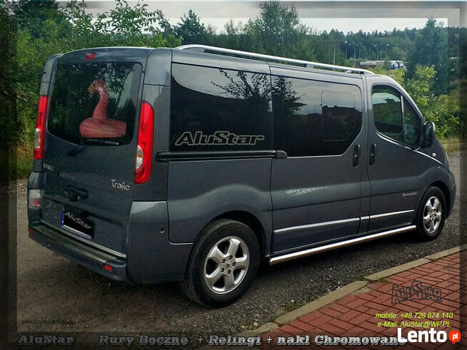TRAFIC VIVARO 2002-2014 Orurowanie Relingi Bagaznik