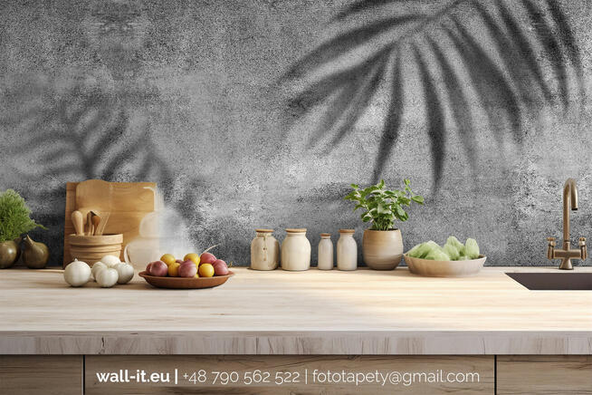 Panel miedzy szafki w kuchni zamiast płytek