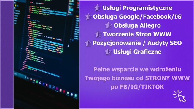 Strony i Sklepy WWW / Reklama / Grafika / Pozycjonowanie / S