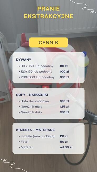 Pranie tapicerki domowej
