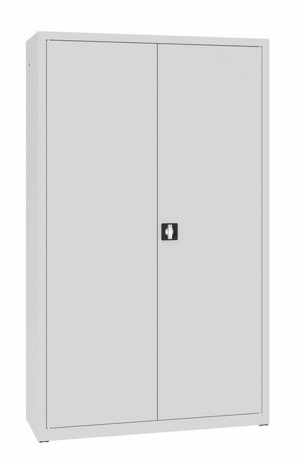 Szafa biurowa metalowa 1200x435x1990mm kolor popielaty.