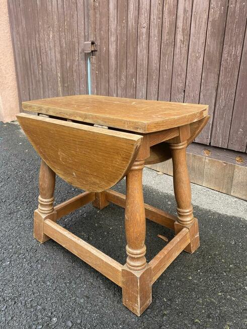 drewniany stolik składany/ drewniany klapak/ stolik kawowy