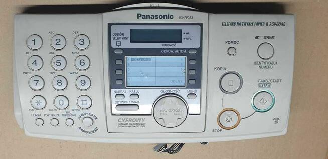 Panel sterowniczy tel-fax Ponasonic