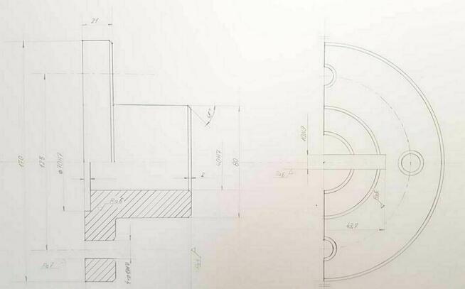 Wykonam ręcznie rysunki techniczne (2D, 3D).