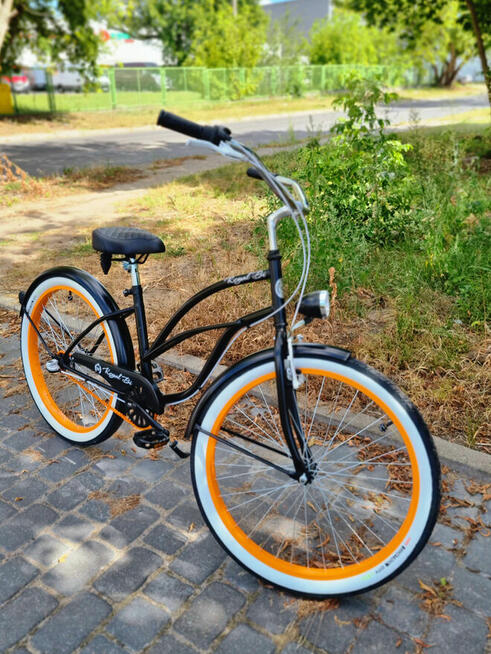 Rower miejski 26 28 beach Cruiser RoyalBi PUMPKIN damski