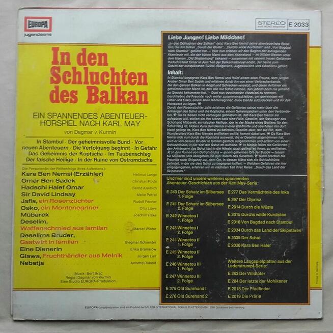 Trzy plyty z tematyką Karl May - zestaw do dekoracji