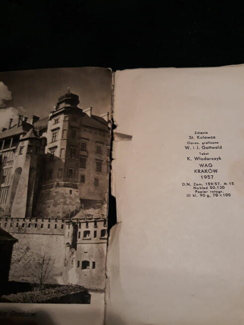 foldery wawel itp. stare 1957 inne