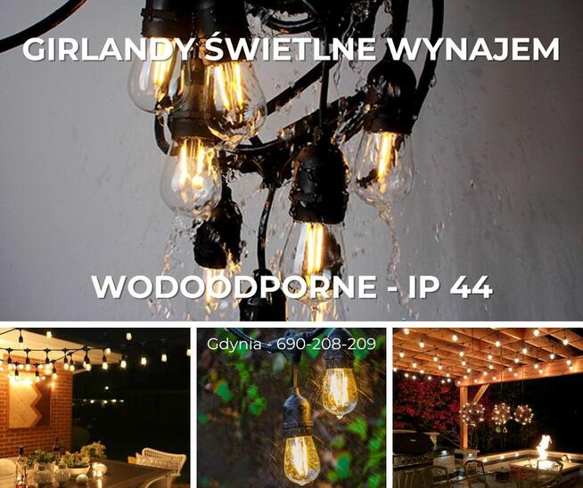 Wypożyczalnia girland żarówkowych boho Gdynia Gdańsk Sopot