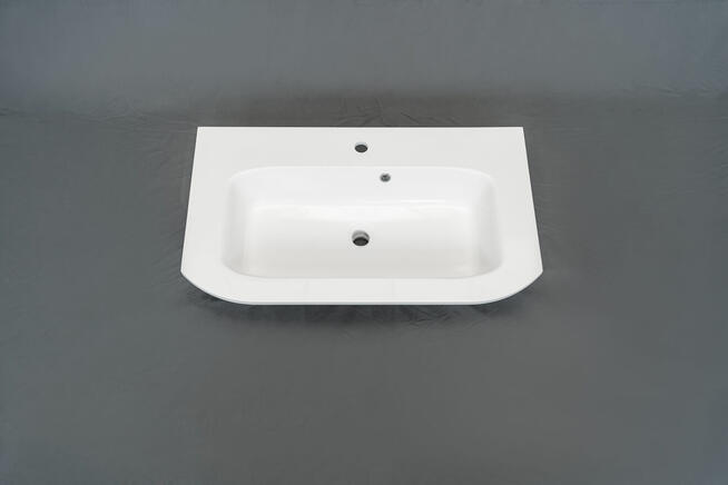 Prostokątna meblowa, zaokrąglone rogi, wpuszczana, 91 x 59